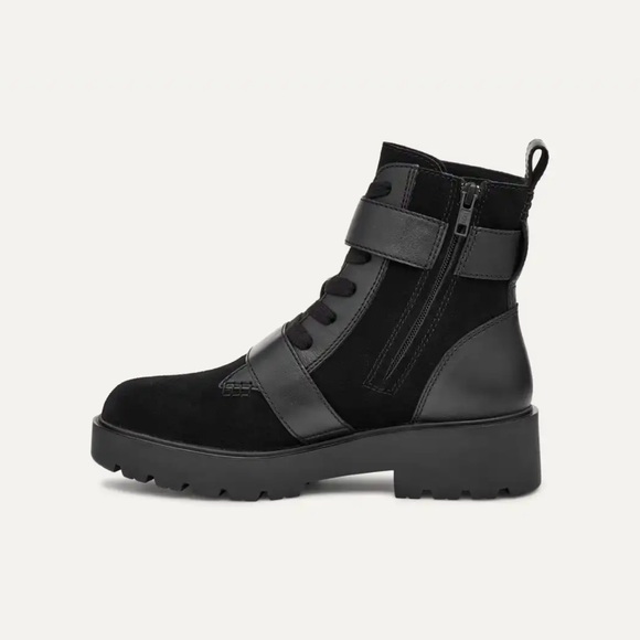 NEW UGG ZORRAH CALF HAIR BLACK BOOT Size: 11 - Picture 6 of 9